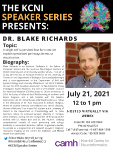 KCNI Speaker Series - Dr. Blake Richards