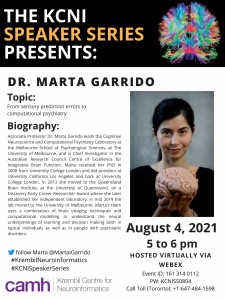 Speaker Series - Dr. Marta Garrido